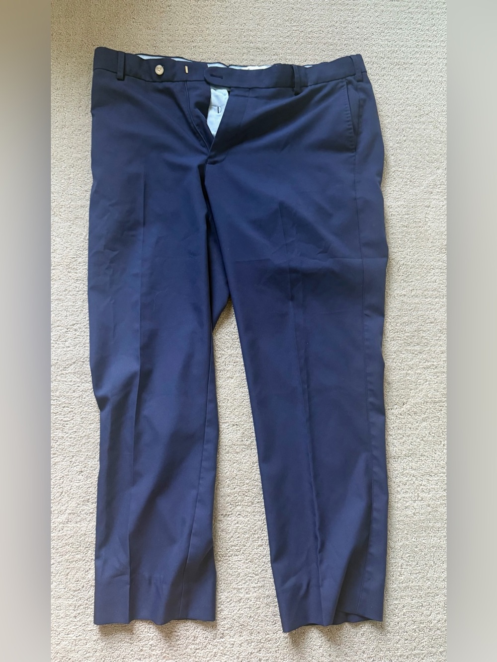 Peter Millar Navy Dress Pants - Tailored Straight